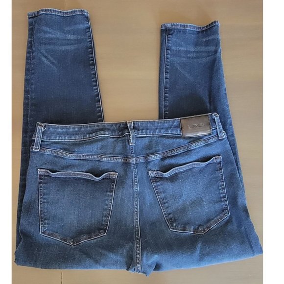 MEN EXPRESS JEANS Slim Dark Wash 4-Way Hyper Stretch Jeans - Picture 4 of 14